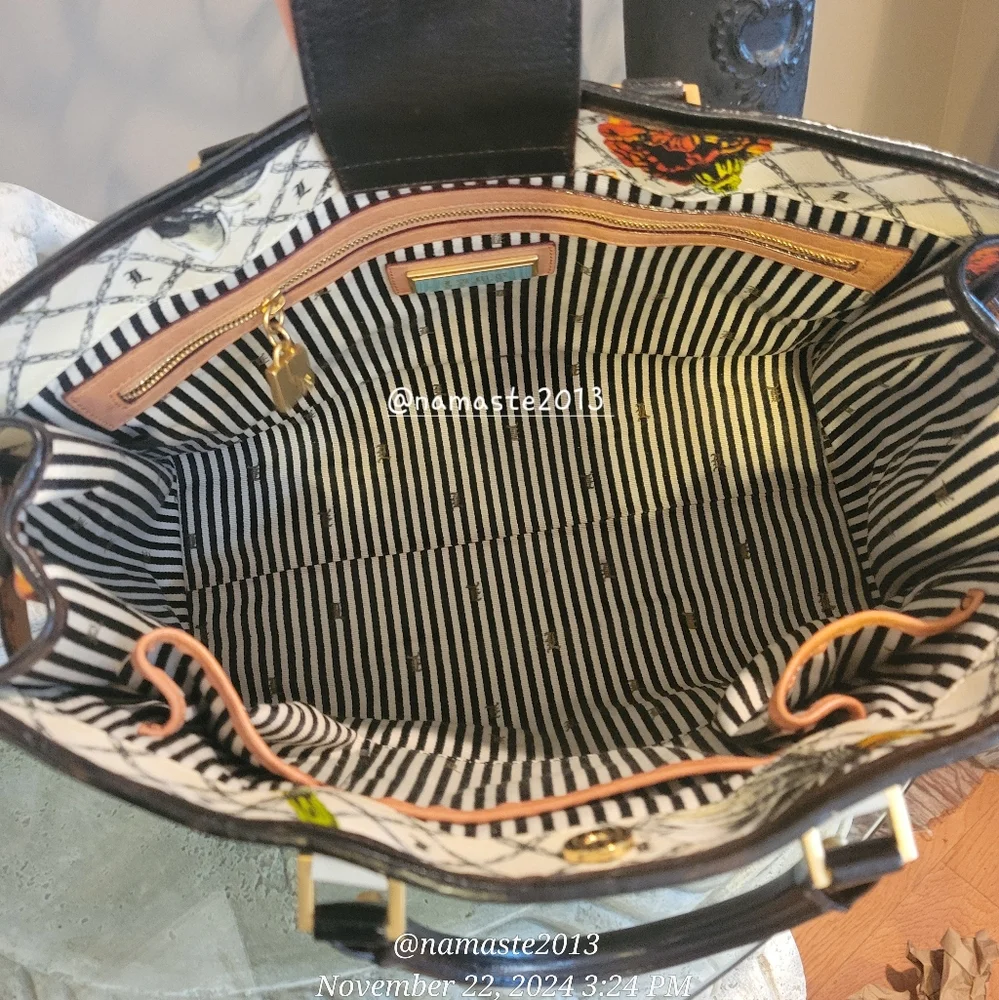 L.A.M.B. Gwen Stefani Marigold Satchel Designer Luxury Celebrity Leather #64 - Picture 13 of 16